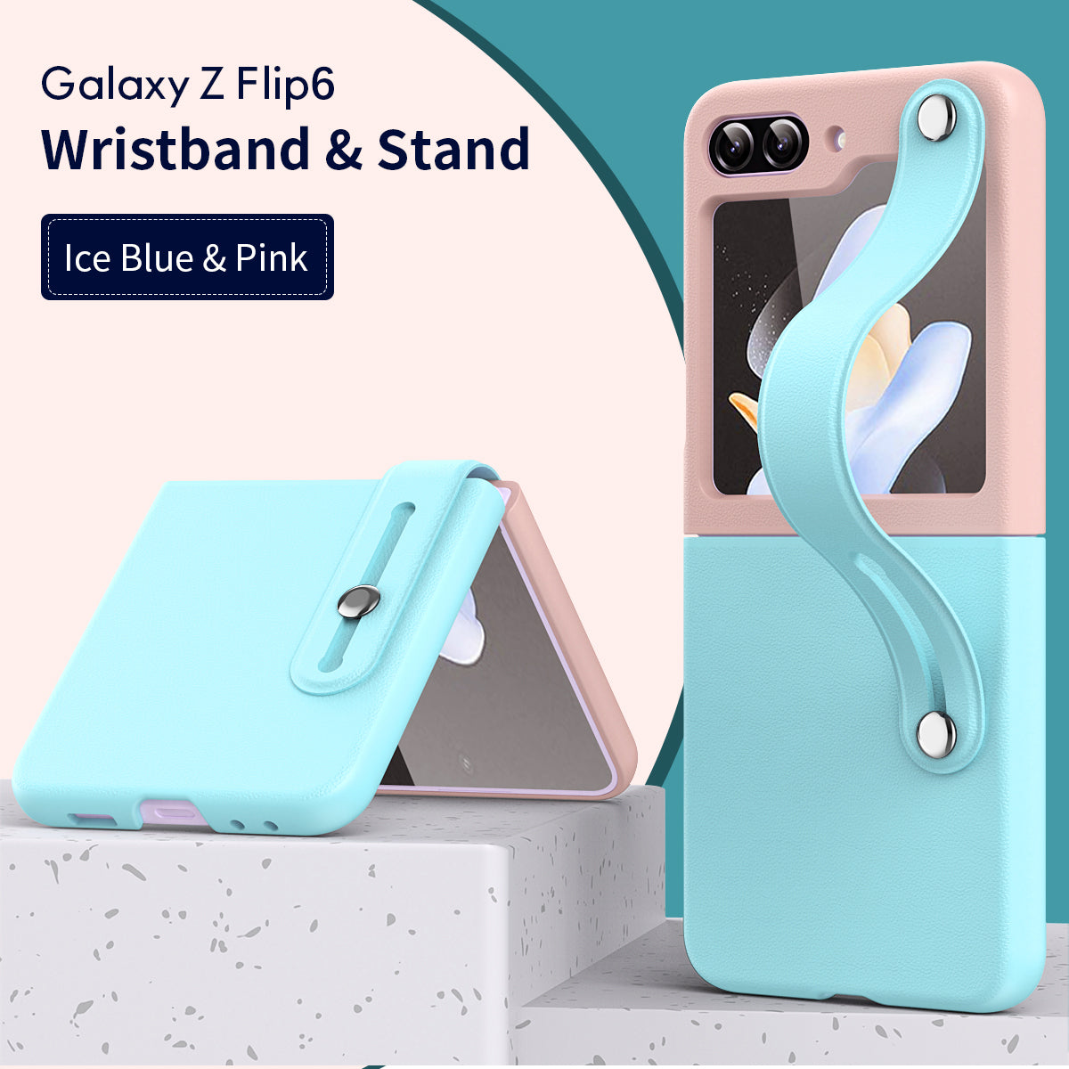 Protective Strap Case for Samsung Galaxy Z Flip 7 FE