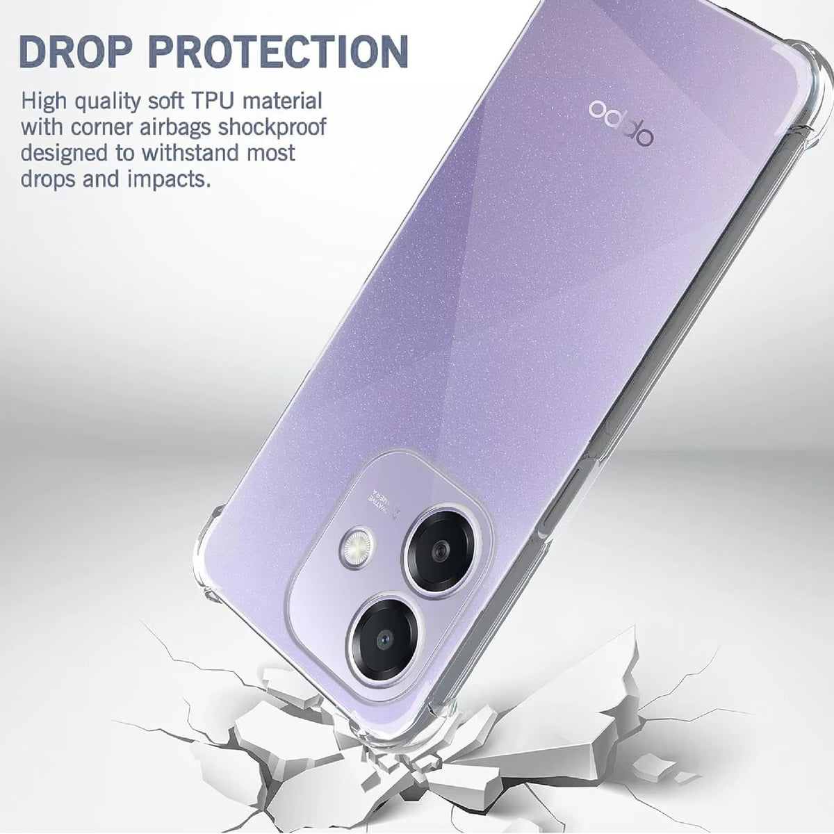 Bumper Clear Case for OPPO A5 Pro