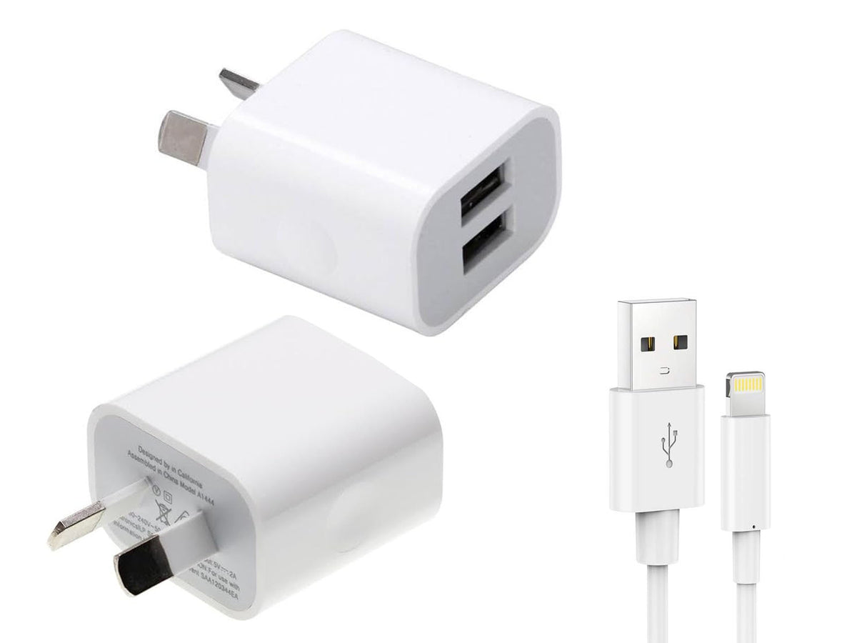 Wall Charger and Lightning Cable for iPhone