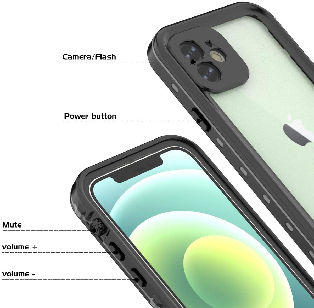 Redpepper Waterproof case for iPhone 12