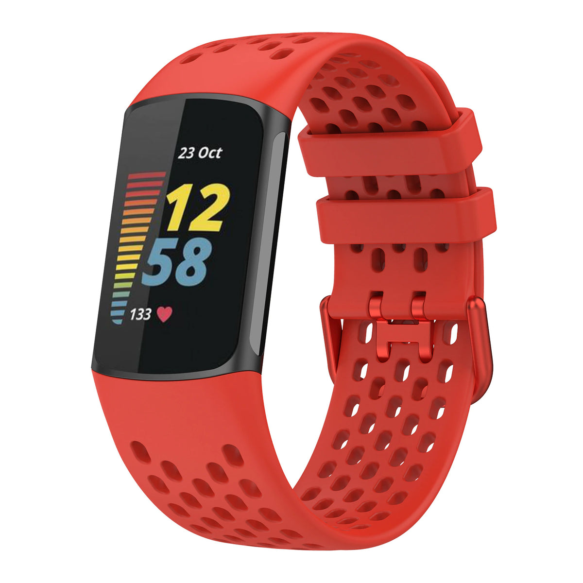 Rubber Sports Strap for Fitbit Charge 5
