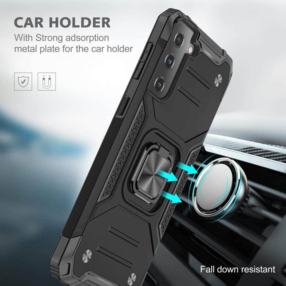 Tough Ring Case for Samsung Galaxy S21 Plus