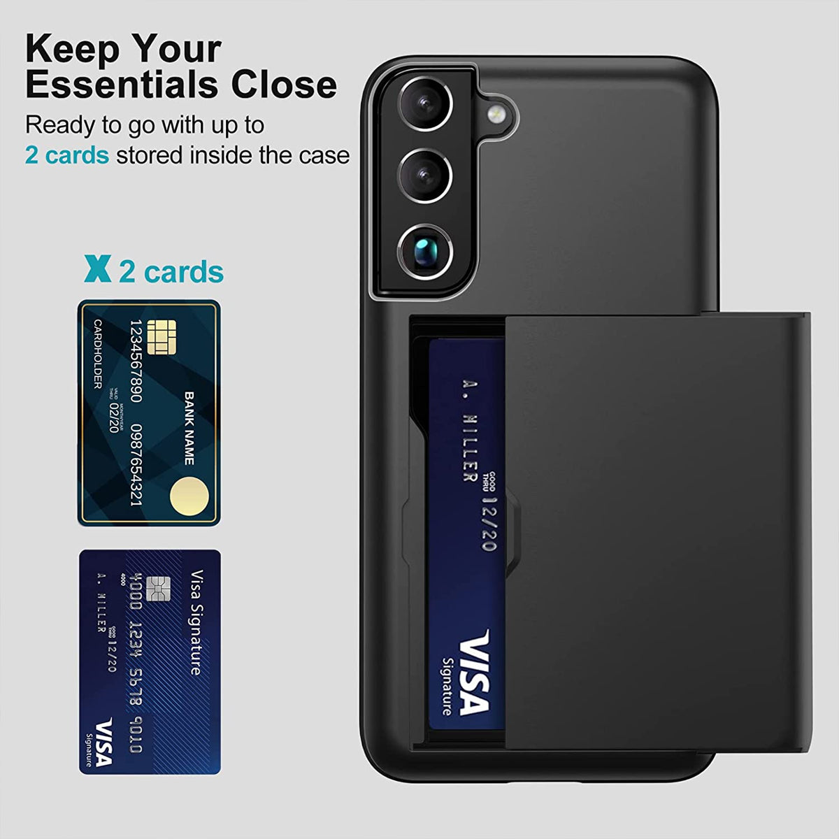 Tough Card Case for Samsung Galaxy S22