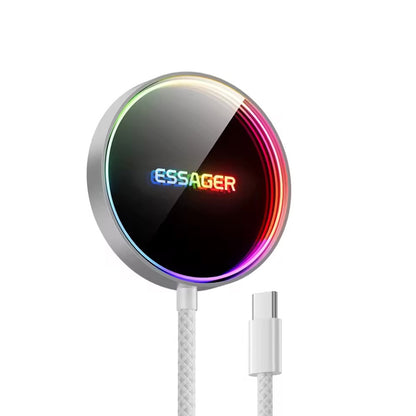 Magnetic Wireless Charger 15W (Magsafe Compatible) Rainbow - Essager