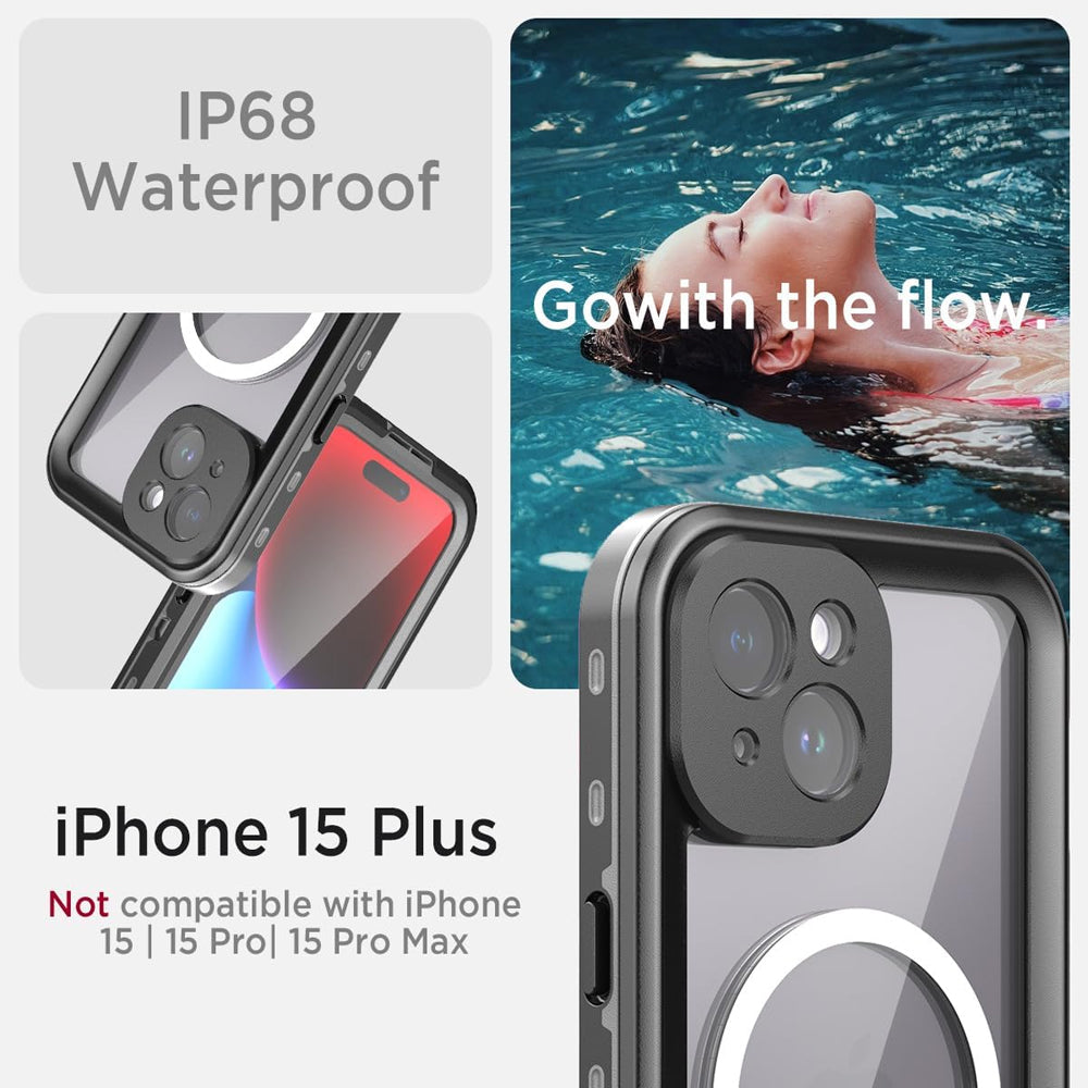 iPhone 15 Plus Magsafe case waterproof cover