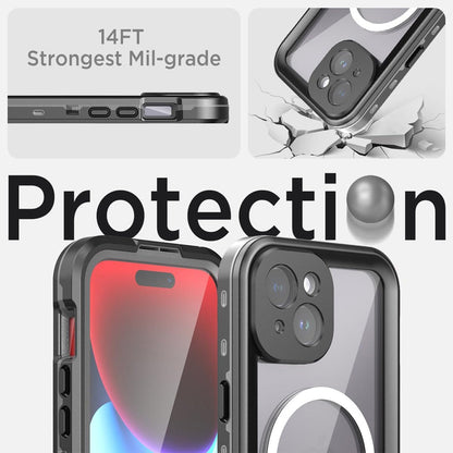 Redpepper Waterproof Magsafe Case for iPhone 15 Plus