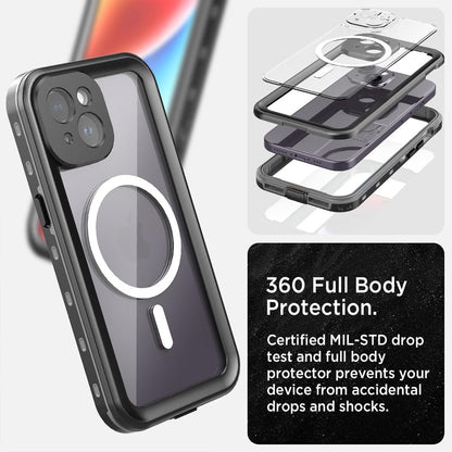 Redpepper Waterproof Magsafe Case for iPhone 15 Plus