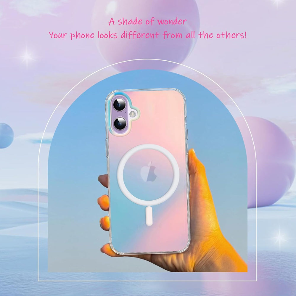 Iridescent Magsafe Compatible Case for iPhone 17