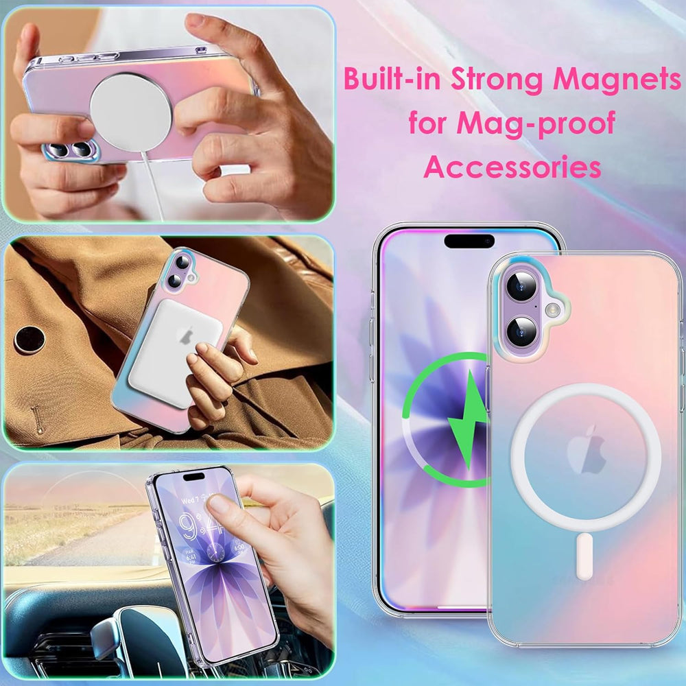 Iridescent Magsafe Compatible Case for iPhone 17