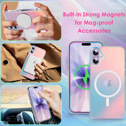 Iridescent Magsafe Compatible Case for iPhone 17