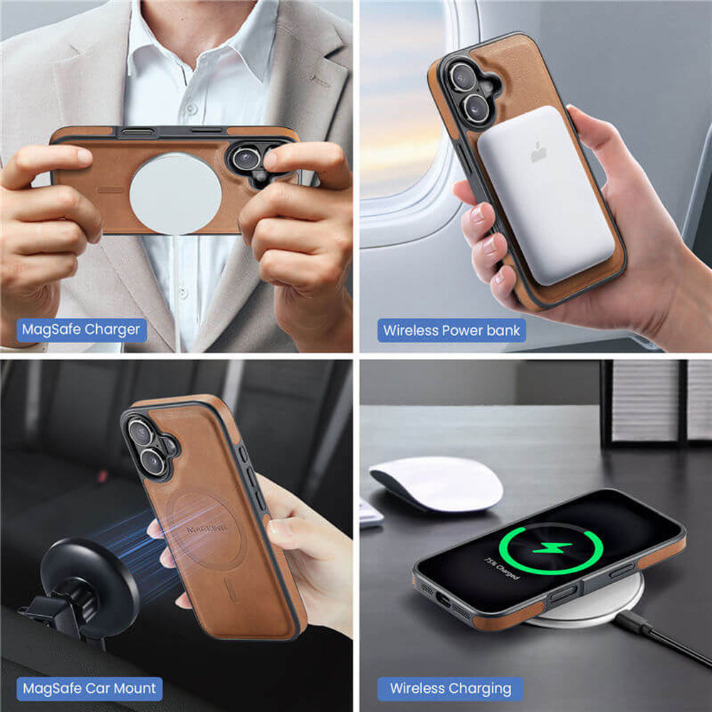 Magsafe Compatible Wallet Case for iPhone 17
