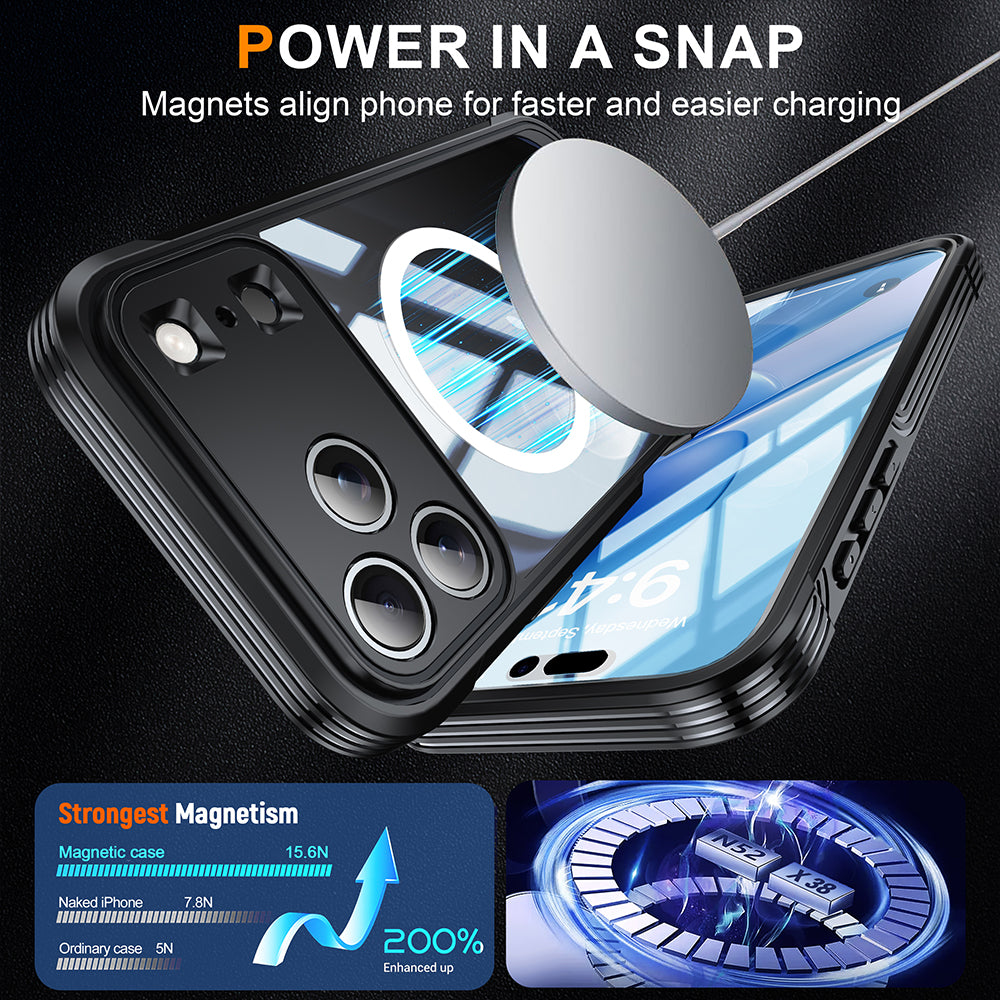 Heavy Duty 360 Magsafe Compatible Case for iPhone 17 Pro
