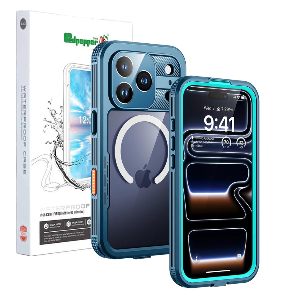 Redpepper Neon Waterproof Magsafe Compatible Case for iPhone 17 Pro