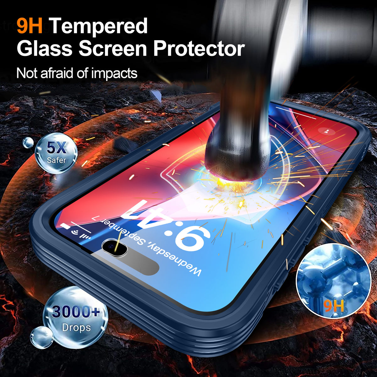 Heavy Duty 360 Magsafe Compatible Case for iPhone 18 Pro Max- SwiftShield