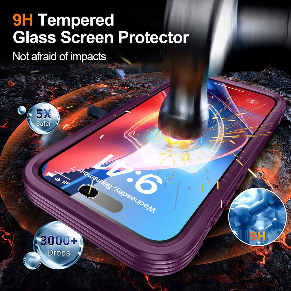 Heavy Duty 360 Magsafe Compatible Case for iPhone 18 Pro Max- SwiftShield