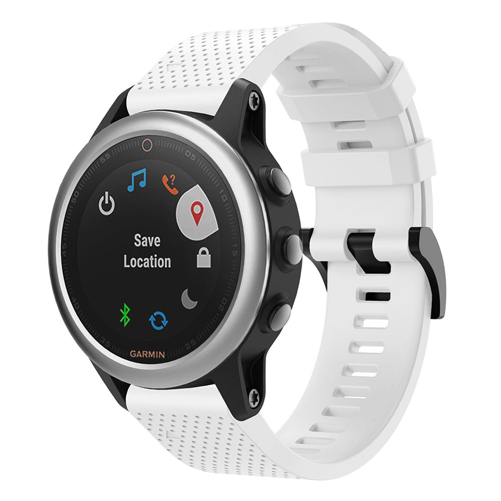 QuickFit Compatible 20mm Rubber Strap for Garmin Fenix 8 (43mm)20mm Rubber Strap for Garmin Fenix 7S / 7S Pro20mm Rubber Strap for Garmin Epix Pro (42mm)
