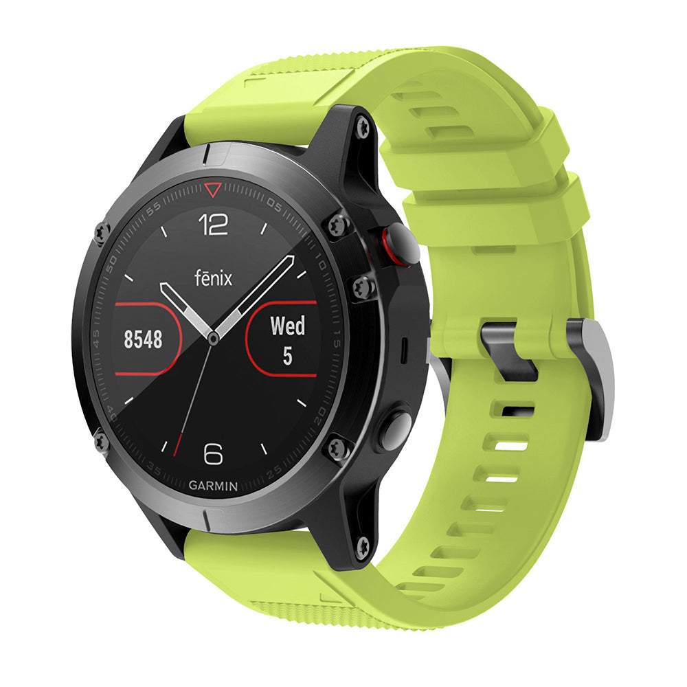 QuickFit 22mm Rubber Strap for Garmin Fenix 7 / 7 Pro (47mm)