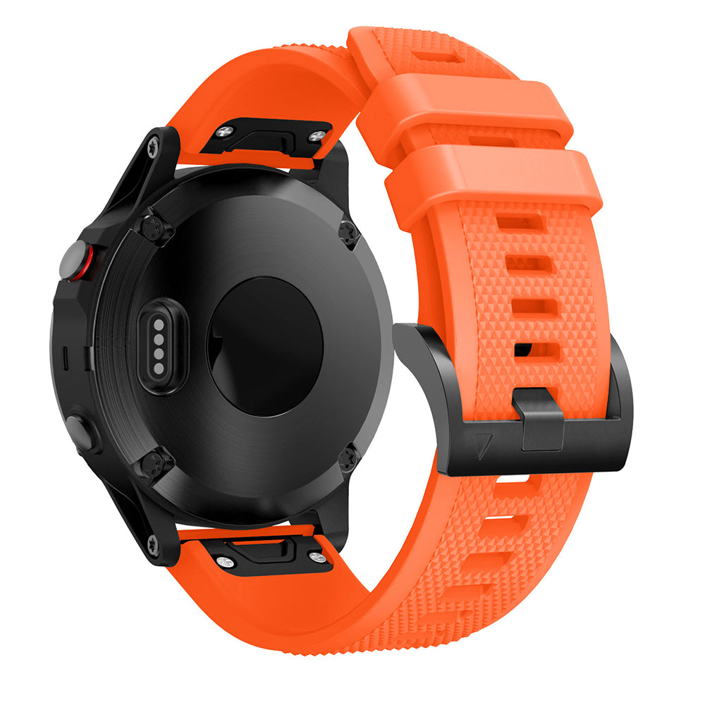 QuickFit 22mm Rubber Strap for Garmin Fenix 7 / 7 Pro (47mm)