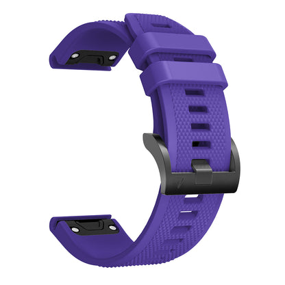 QuickFit 22mm Rubber Strap for Garmin Fenix 7 / 7 Pro (47mm)