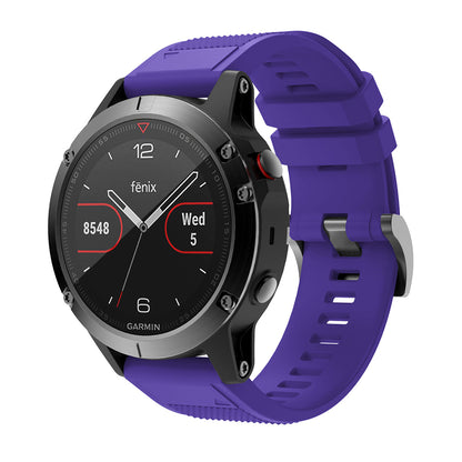QuickFit 22mm Rubber Strap for Garmin Fenix 7 / 7 Pro (47mm)
