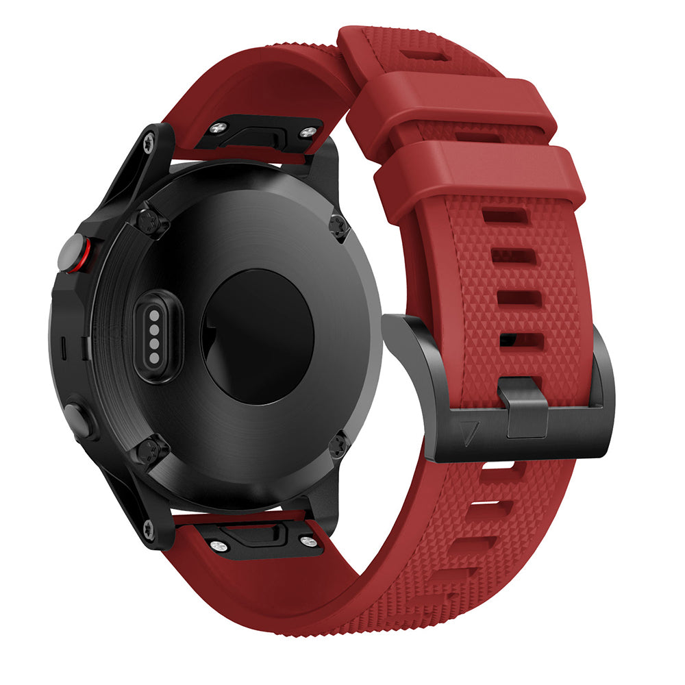 QuickFit 22mm Rubber Strap for Garmin Fenix 7 / 7 Pro (47mm)