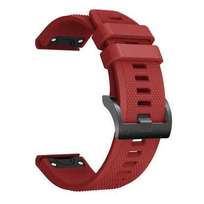 QuickFit 22mm Rubber Strap for Garmin Fenix 7 / 7 Pro (47mm)
