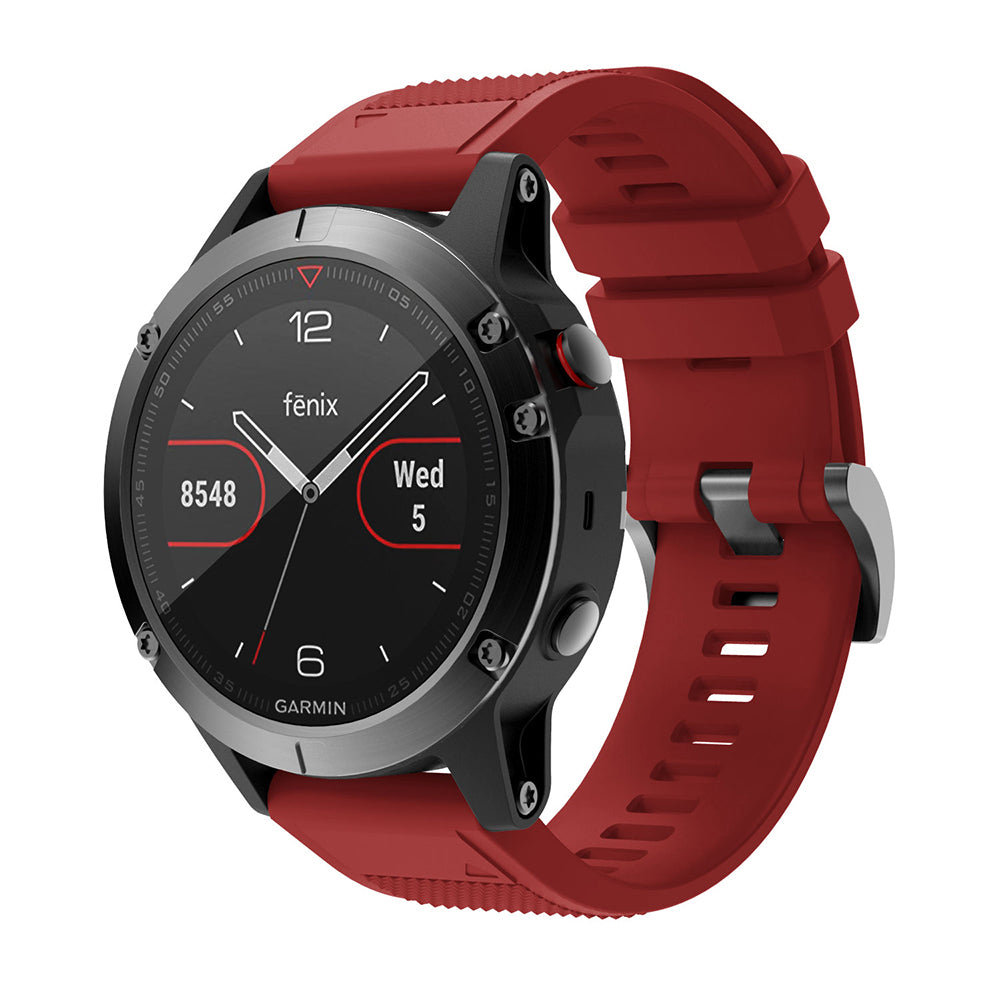 QuickFit 22mm Rubber Strap for Garmin Fenix 7 / 7 Pro (47mm)
