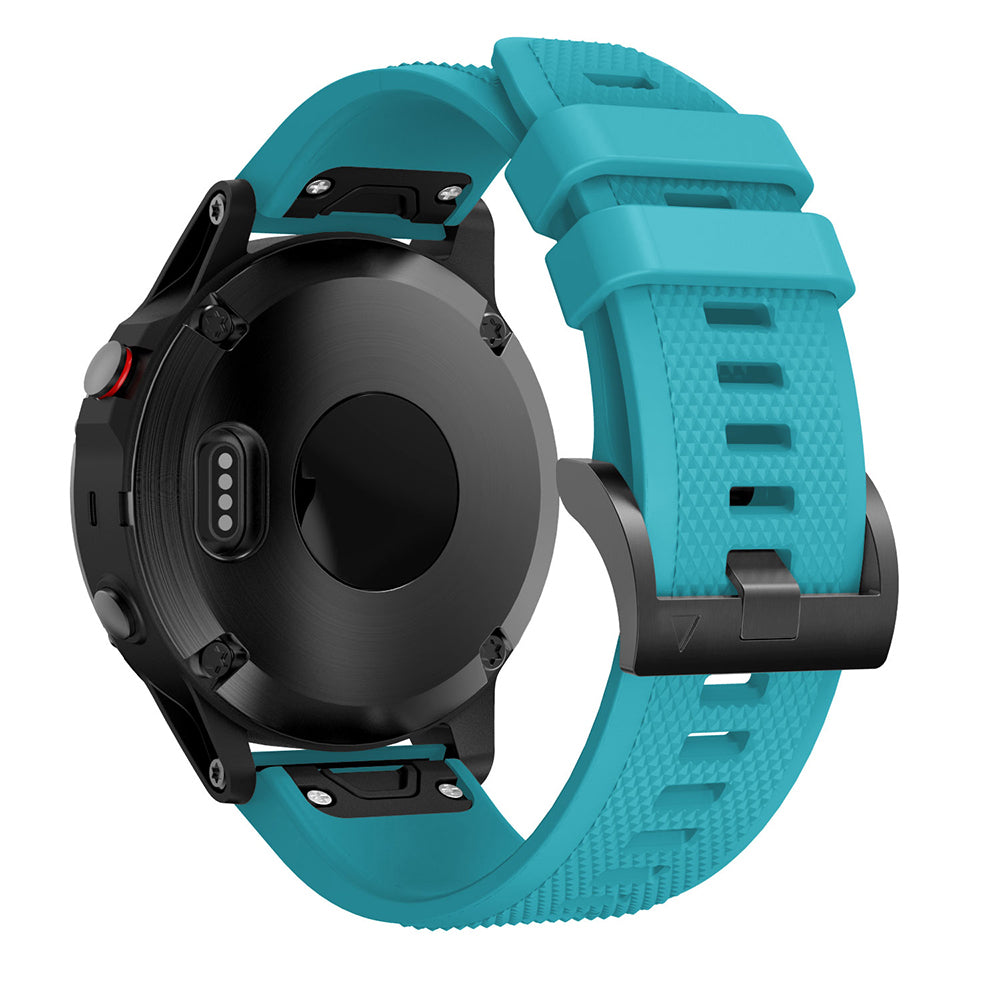 QuickFit 22mm Rubber Strap for Garmin Fenix 7 / 7 Pro (47mm)