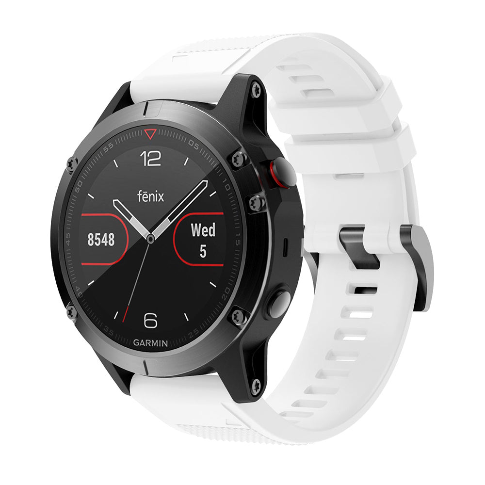 QuickFit 22mm Rubber Strap for Garmin Fenix 7 / 7 Pro (47mm)