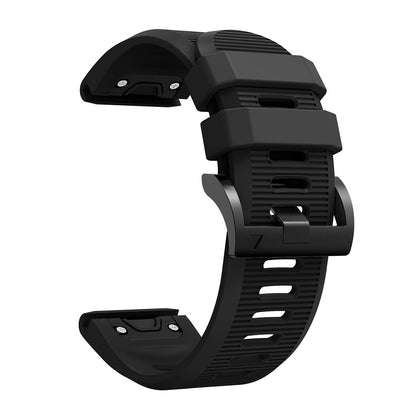 QuickFit Compatible 26mm Rubber Strap for Garmin Fenix 3