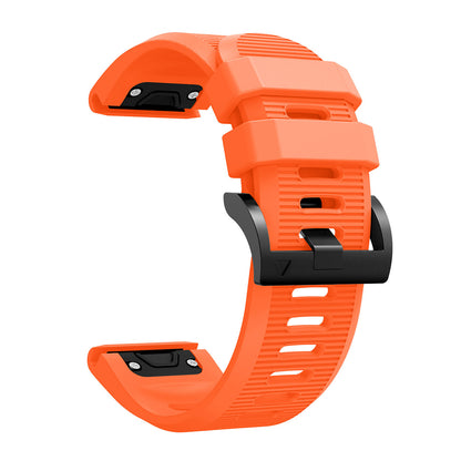 QuickFit Compatible 26mm Rubber Strap for Garmin Fenix 3