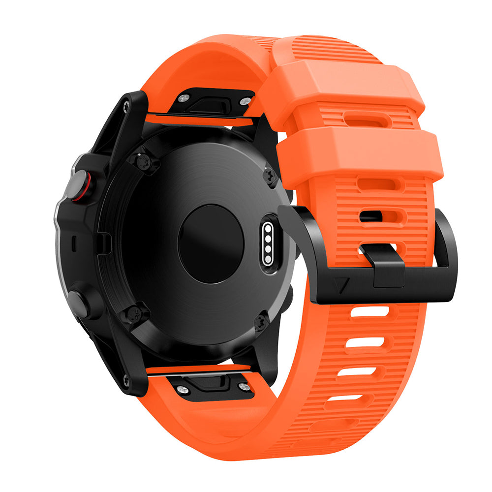 QuickFit Compatible 26mm Rubber Strap for Garmin Fenix 3