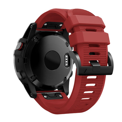 QuickFit Compatible 26mm Rubber Strap for Garmin Fenix 3