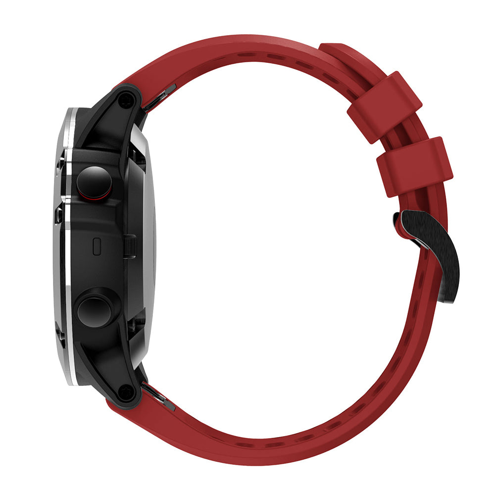 QuickFit Compatible 26mm Rubber Strap for Garmin Fenix 3