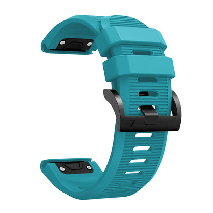 QuickFit Compatible 26mm Rubber Strap for Garmin Fenix 3