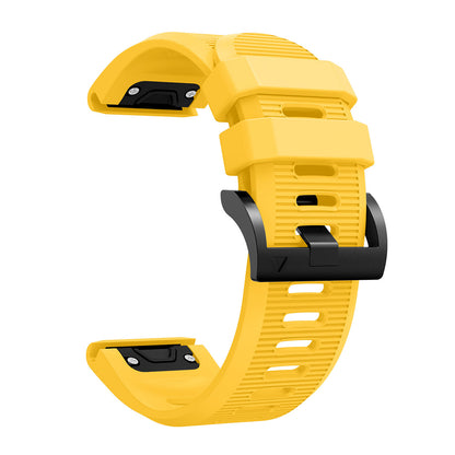 QuickFit Compatible 26mm Rubber Strap for Garmin Fenix 3