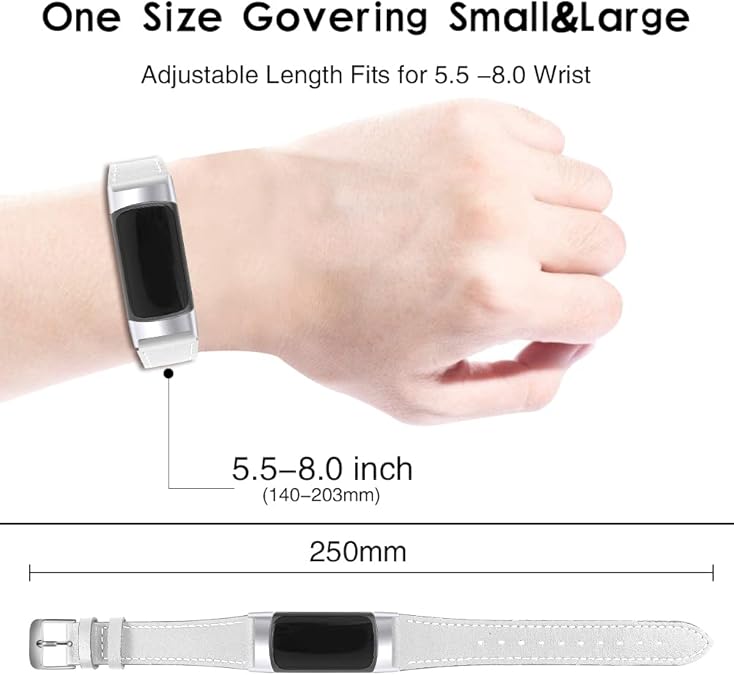 Leather Band for Fitbit Charge 5