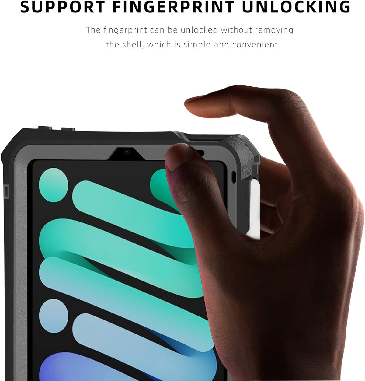 Shellbox Waterproof Case for iPad Mini 7 (A17)