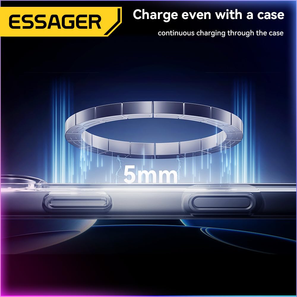 Magnetic Wireless Charger 15W (Magsafe Compatible) Rainbow - Essager
