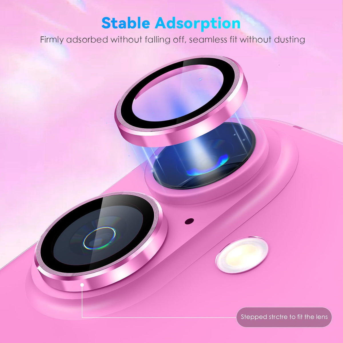 Camera Lens Protector Alloy Frame for iPhone 16