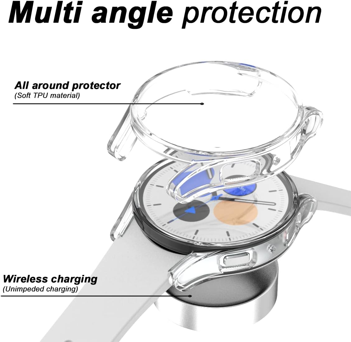 Protective TPU Case for Samsung Galaxy Watch FE