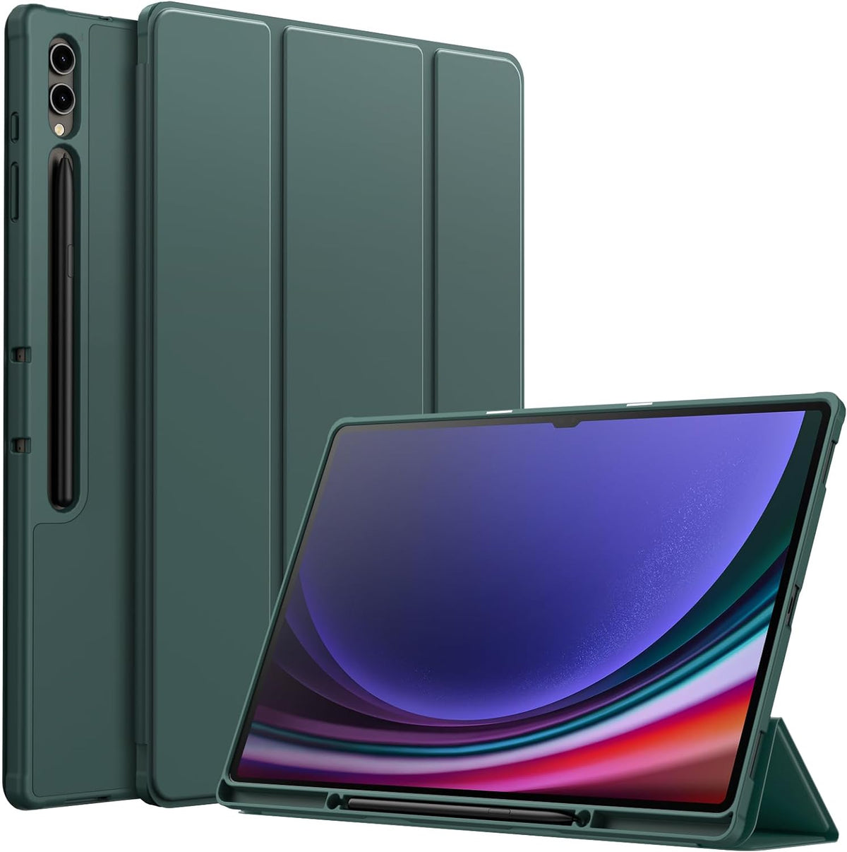Slim Flip Pen Holder Case Cover for Samsung Galaxy Tab S9 Plus