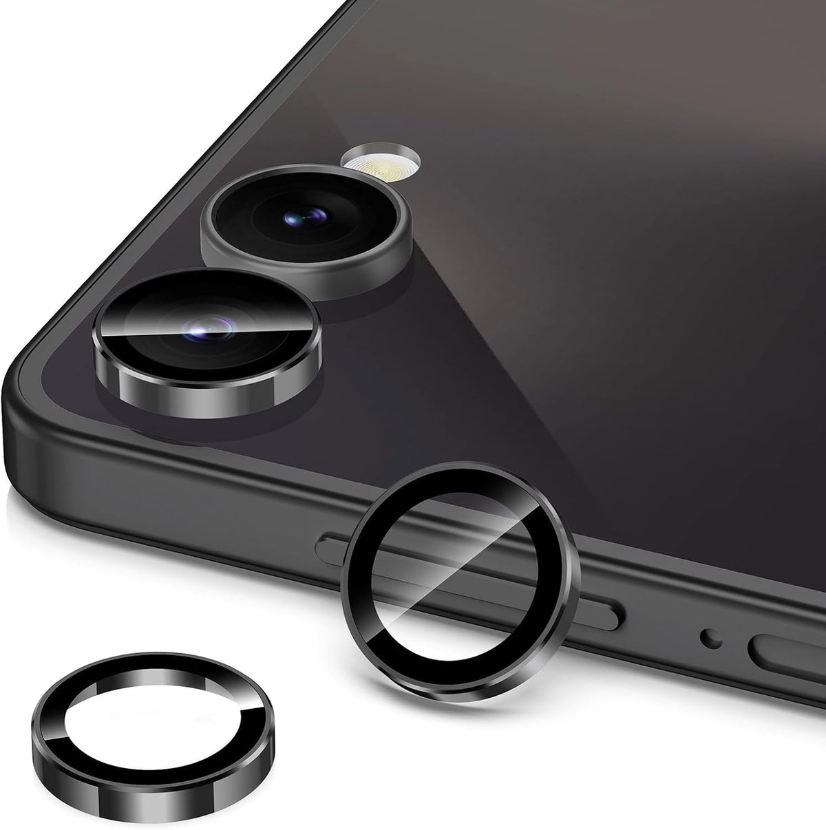 Camera Lens Protector Alloy Frame for Z Flip 7 FE