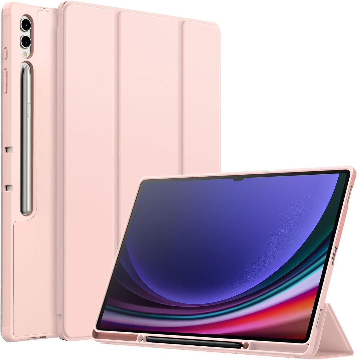 Slim Flip Pen Holder Case Cover for Samsung Galaxy Tab S9 Plus