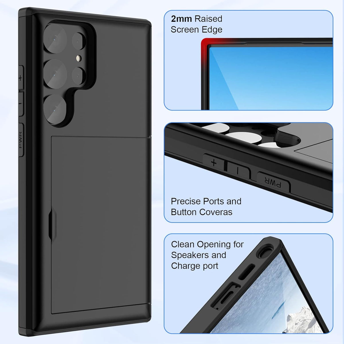 Tough Card Case for Samsung Galaxy S23 Ultra