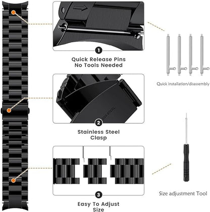 No Gap Stainless Steel Strap for Samsung Galaxy Watch 4