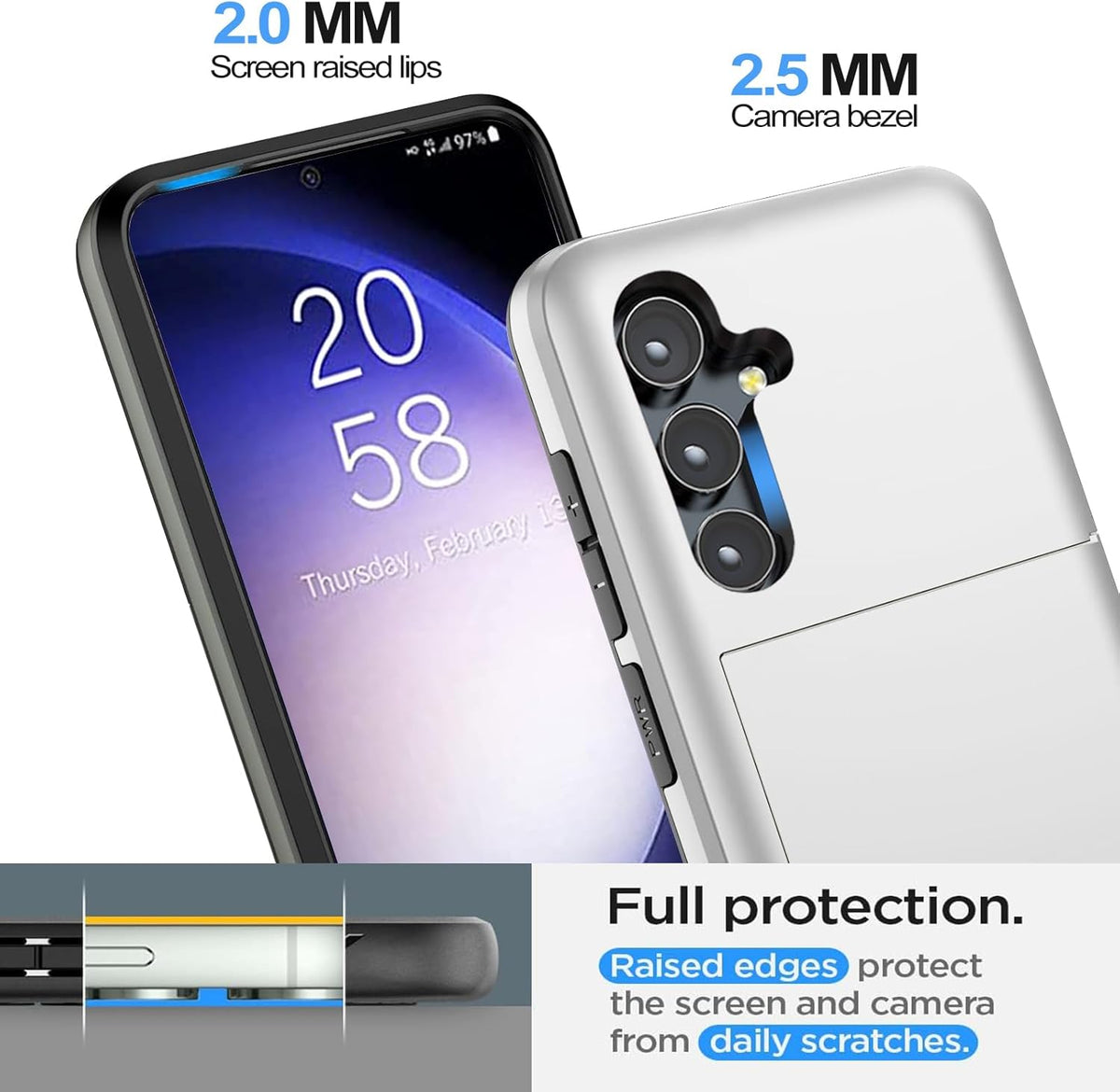 Tough Card Case for Samsung Galaxy S23 FE