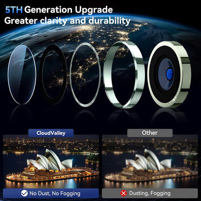 Camera Lens Protector Alloy Frame for iPhone 15 Plus