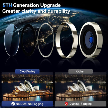 Camera Lens Protector Alloy Frame for iPhone 15 Plus