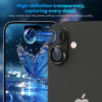 Camera Lens Protector Alloy Frame for iPhone 16